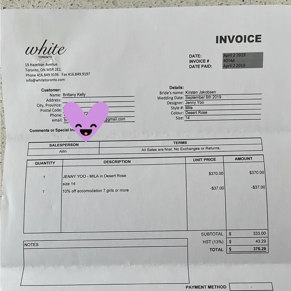 Jenny Yoo ‘Mila’ bridesmaid dress - Picture 9 of 9